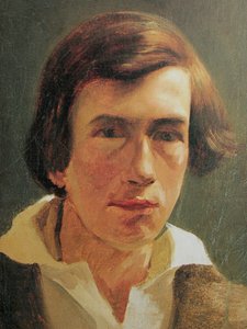 Ritratto di Arnold Böcklin da Arnold Böcklin